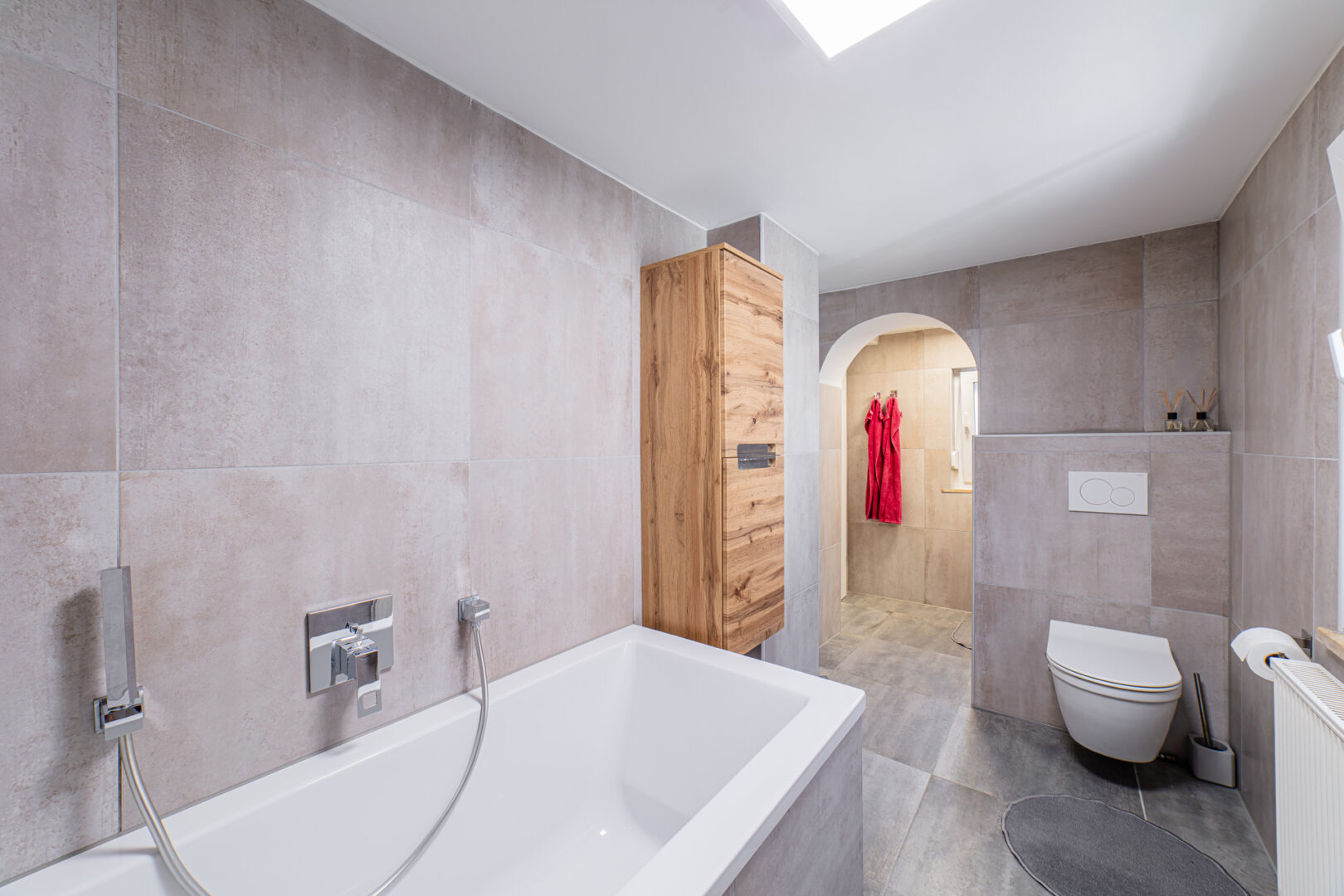 Badezimmer mit WC - Erdgeschoss