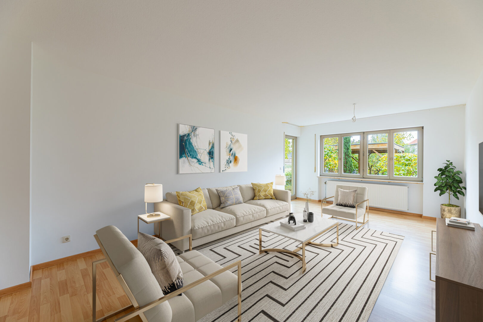 Beispiel möblierung - Wohnzimmer