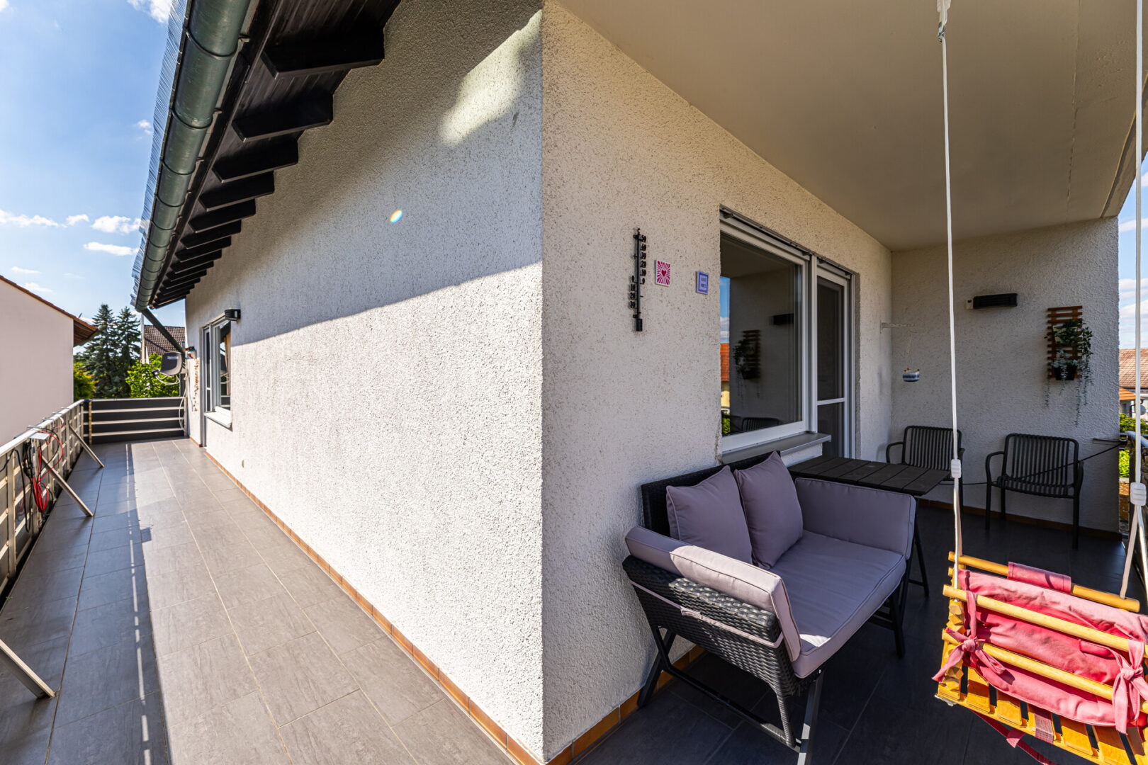 Großzügiger Balkon
