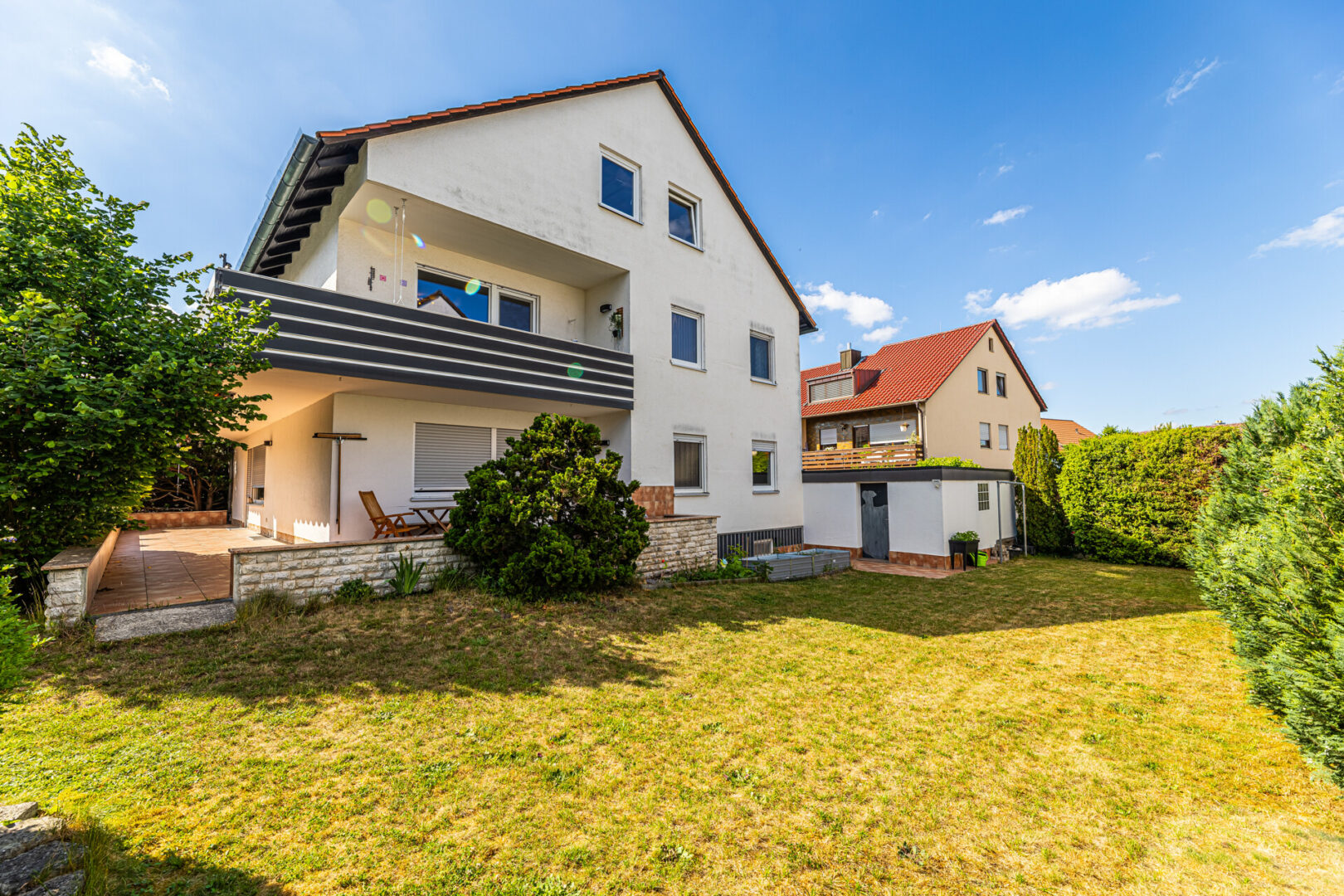 Gepflegter Gemeinschaftsgarten